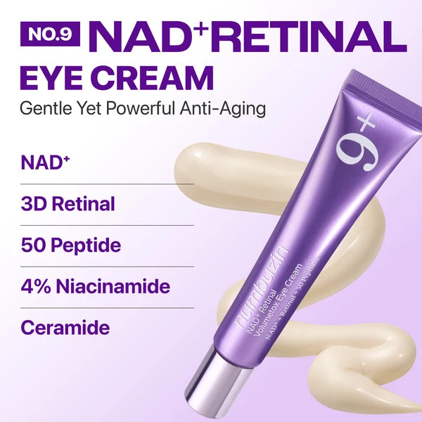 Numbuzin No.9 NAD+ Retinol Volumetox Eye Cream