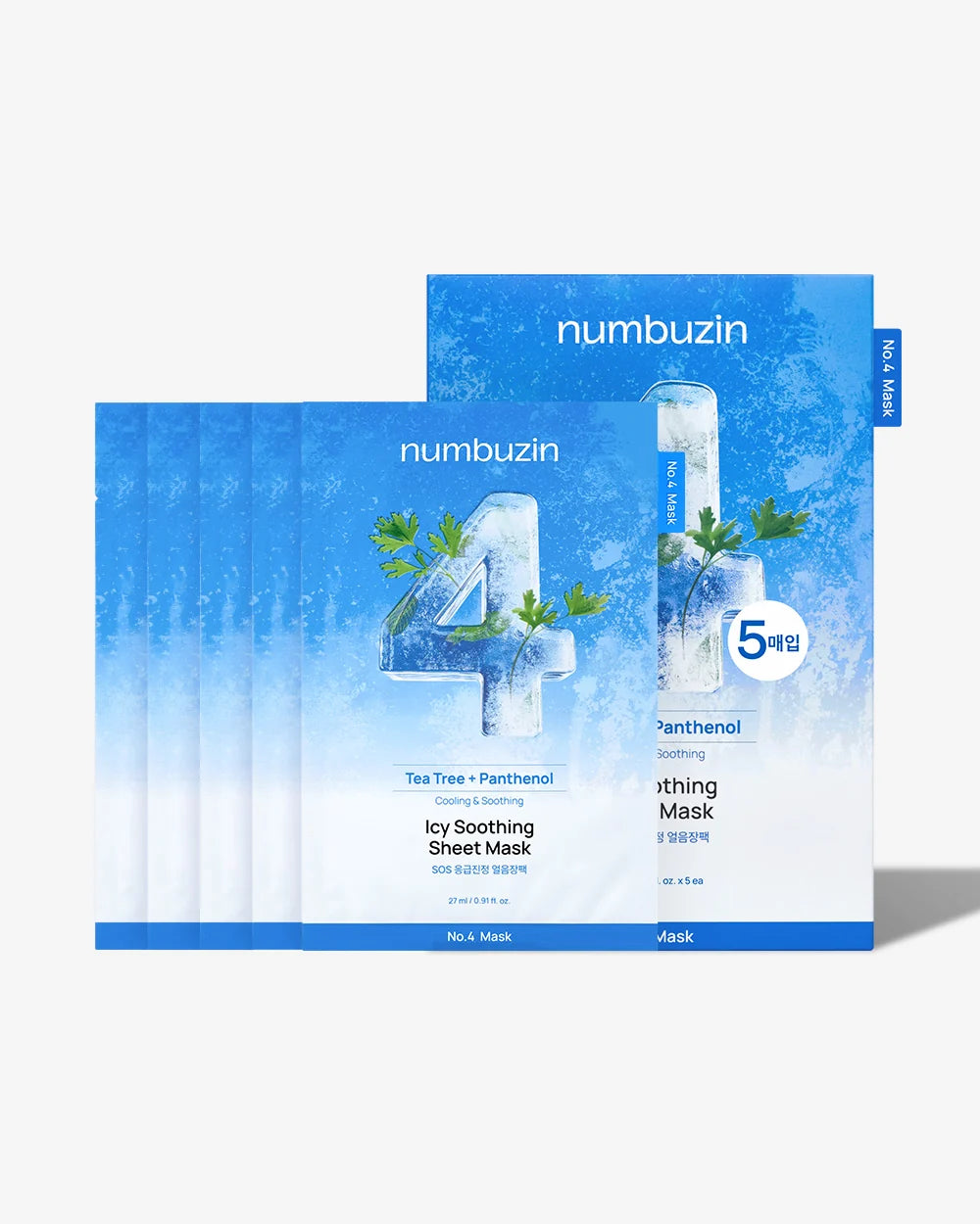 Numbuzin No.4 SOS Icy Soothing Sheet Mask