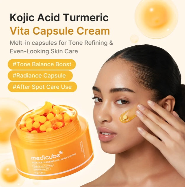 Medicube Kojic Acid Turmeric Vita Capsule Cream