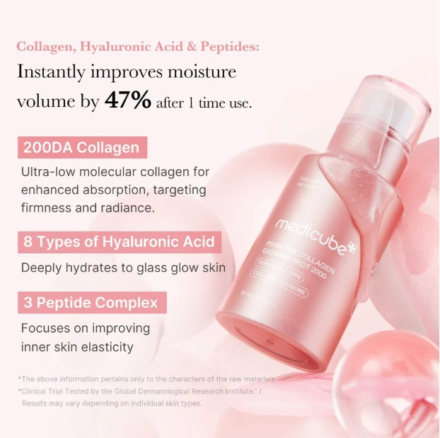 Medicube PDRN Pink Collagen Exosome Shot 7500