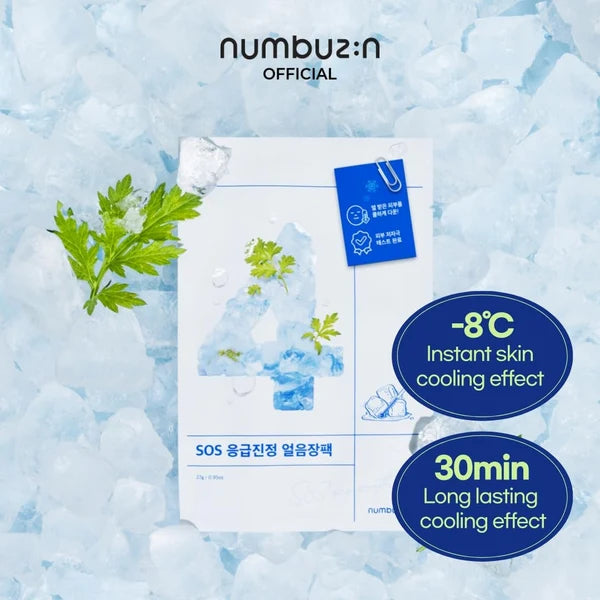 Numbuzin No.4 SOS Icy Soothing Sheet Mask