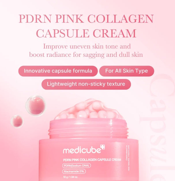 Medicube PDRN Pink Collagen Capsule Cream