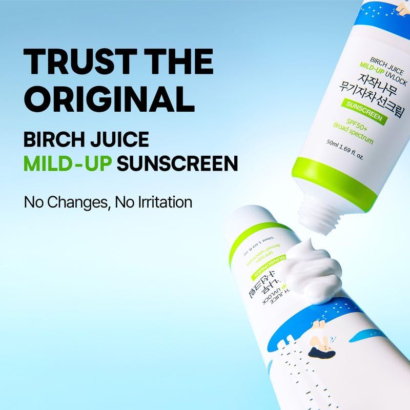 Birch Mild-Up Sunscreen UVLock SPF 50+ Broad Spectrum