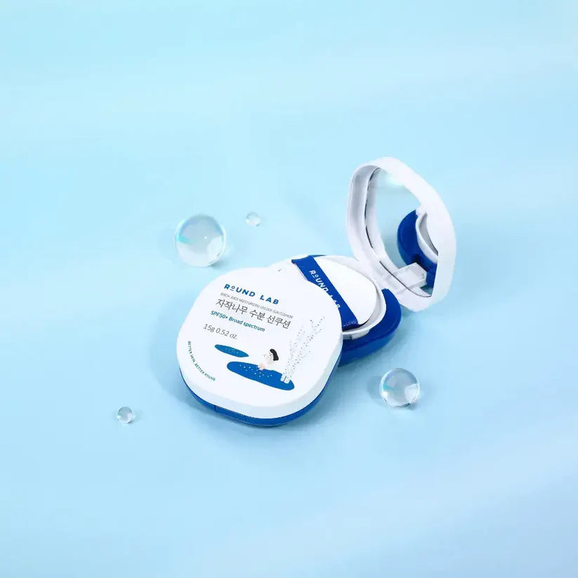 ROUND LAB Birch Juice Moisturizing Sun Cushion 50+