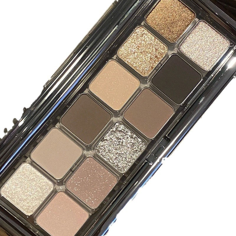 Sunset 12-Quad Matt and Shimmers Mix Palette