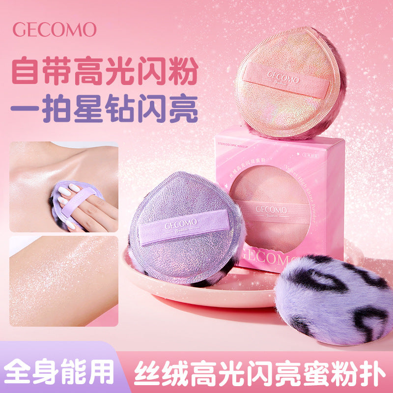 GECOMO Body Shimmer Powder Puff