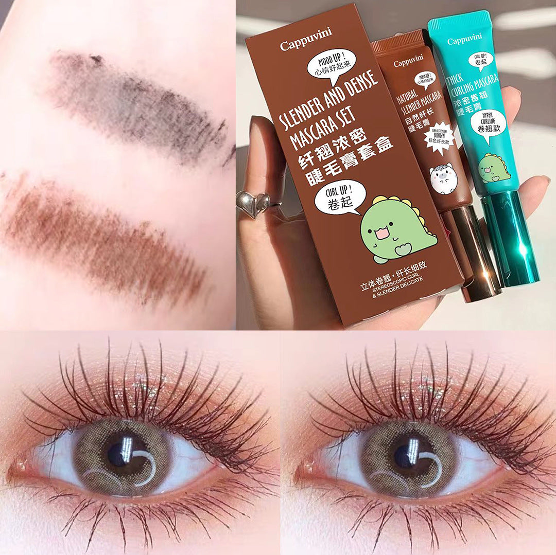 Cappuvini Long Lasting Lengthening & Curling Mascara Set