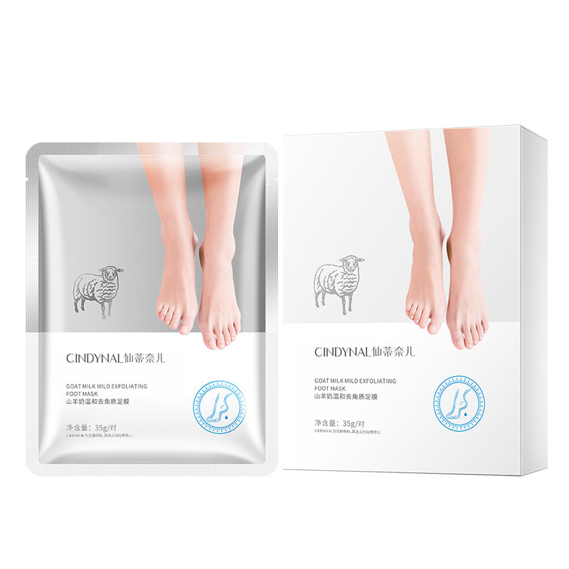 Cindynal Goat Milk Mild Exfoliating Foot Mask