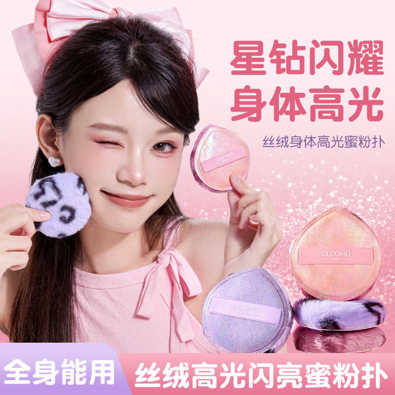 GECOMO Body Shimmer Powder Puff