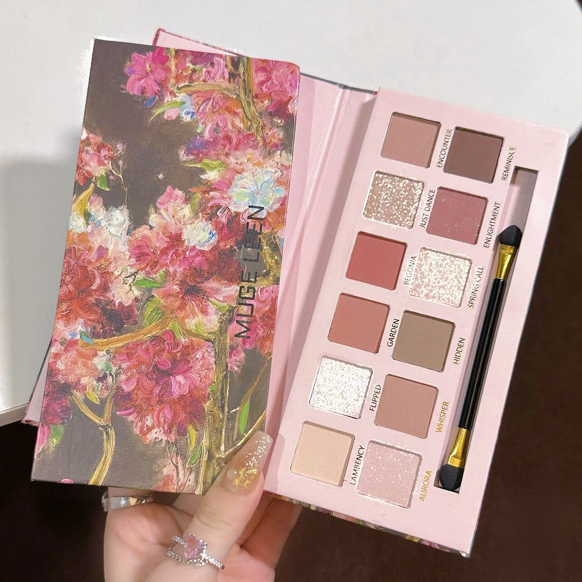 MUGELEEN Watercolor 12 Color Eyeshadow Palette