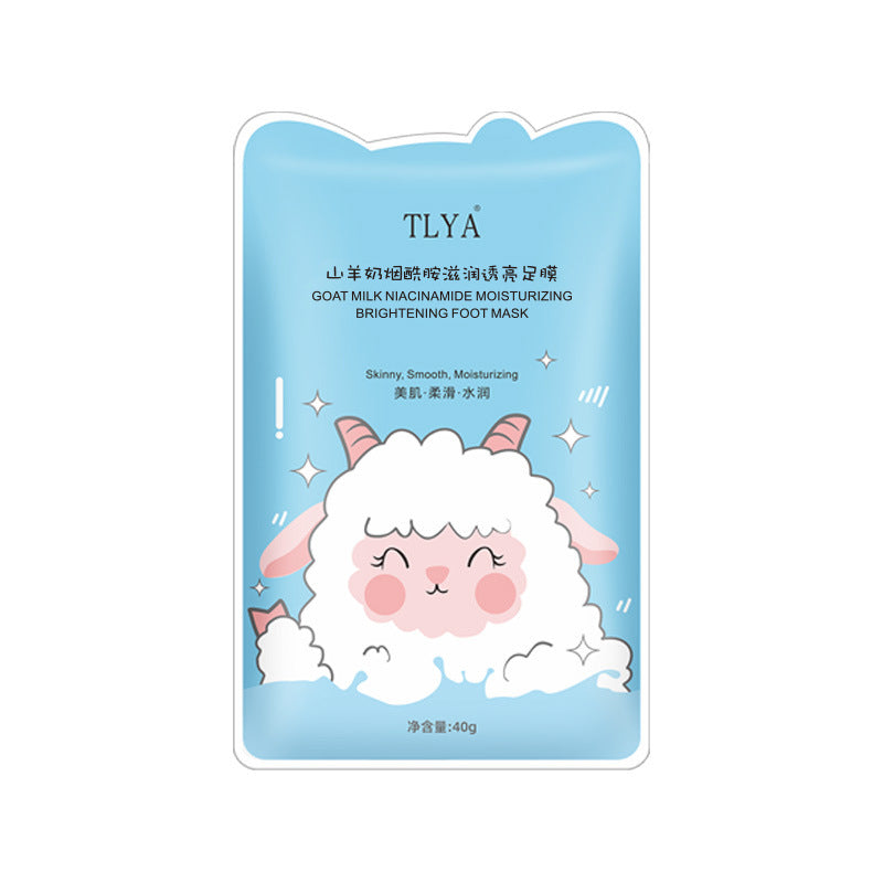 TYLA Goat Milk Moisturising & Brightening Foot Mask