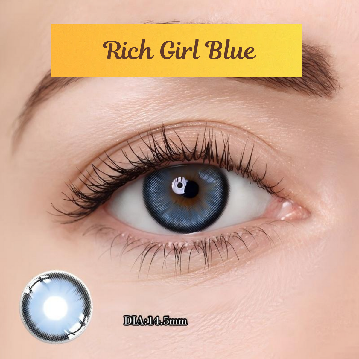 Jhen Color Contact Lens kit (case and tools included)