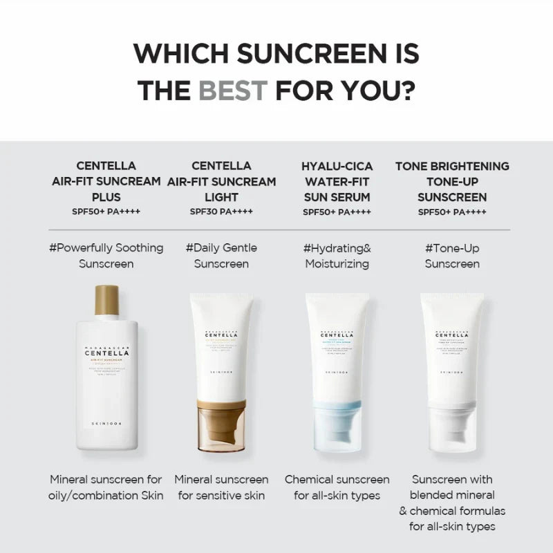 SKIN1004 Madagascar Centella Air-Fit Sun Cream Light SPF30 PA++++