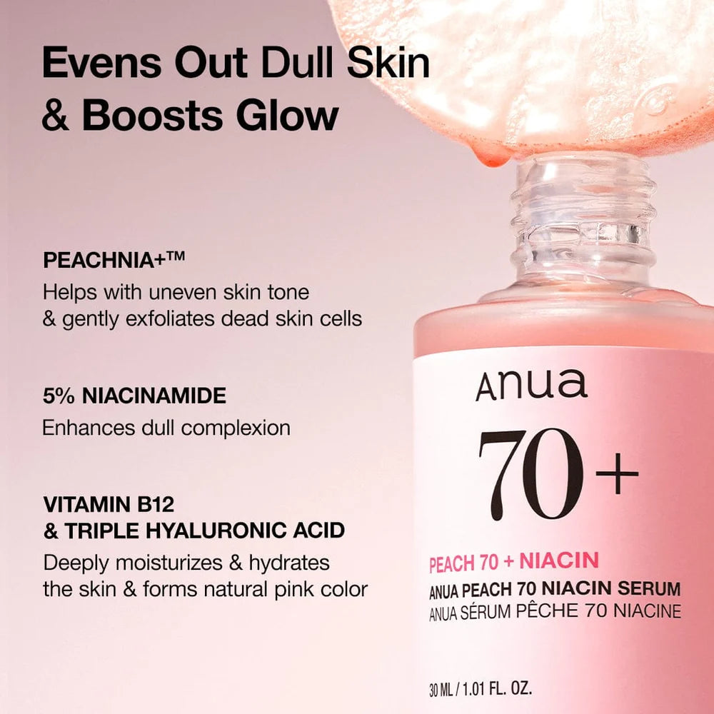 Anua Peach 70% Niacinamide Serum