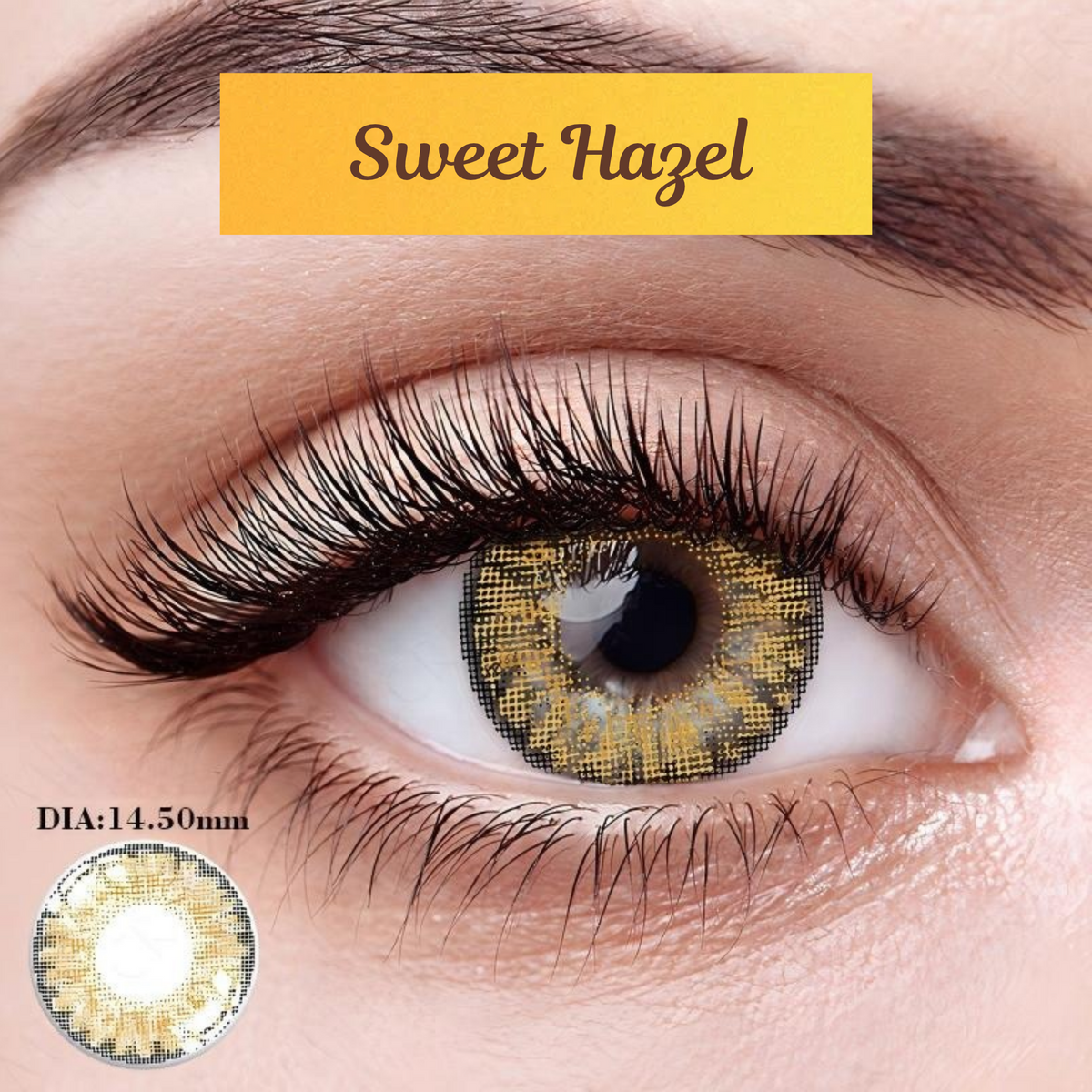 Jhen Color Contact Lens kit (case and tools included)