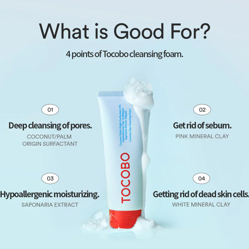 TOCOBO Coconut Clay Cleansing Foam